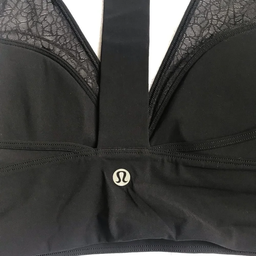 Lululemon sports bra black size 6. 0008 - Picture 2 of 5